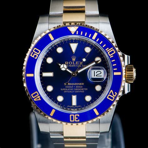 2008 rolex submariner two tone gold|rolex 126613lb for sale.